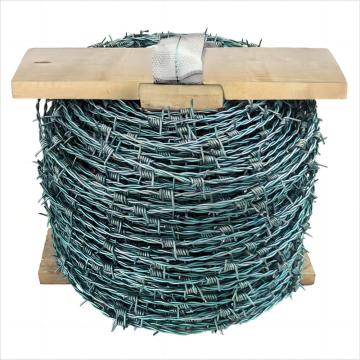 Green PVC Coated Barbed Wire