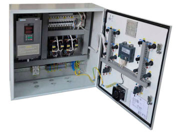 Automatic 19 Inch Electrical Control Cabinet Ip55 Zinc Coated