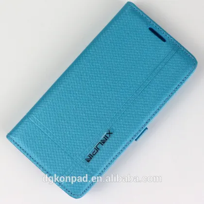 Fancy pu leather cell phone flip case for oppo r831k n1