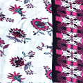 Nouveau tissu imprimé de placement floral en rayonne et spandex à la mode