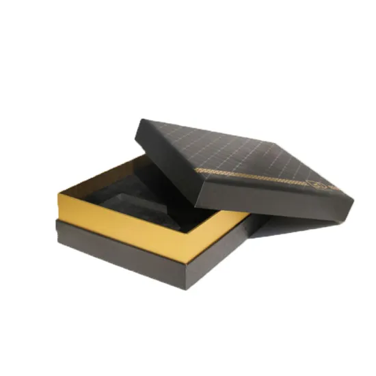Cardboard Paper Perfume Packaging Box With EVA Insert
