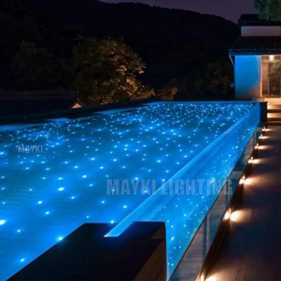 7 Strand Fiber Optic End Glow Cable Sheathed Multi-Core End-Glow Fibre Pool Light