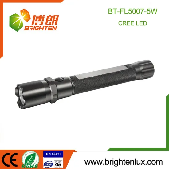 Factory Supply Heavy Duty 3C Battery Powered Long Range Distance Q5 300lm 5W Cree led tactical flashlights