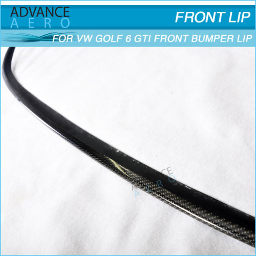 CARBON FIBER FRONT BUMPER LIP/ HIGH QUALITY BODY KITS For VW GOLF 6 GTI 2009 2010 2011