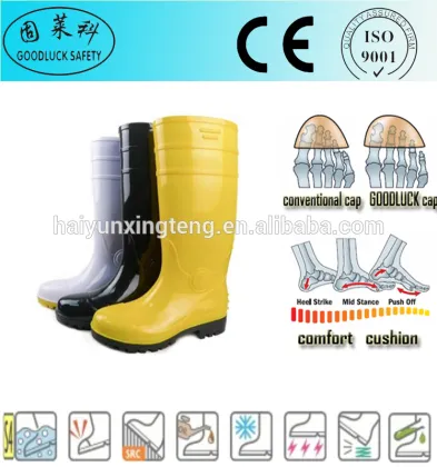 China Factory Rain Boots, Working Boots, Gumboots, Rubber Boots