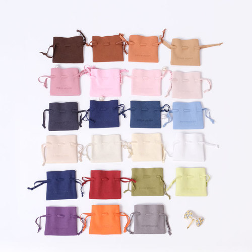 Micro fiber necklace earring jewellery envelopes soft pouch