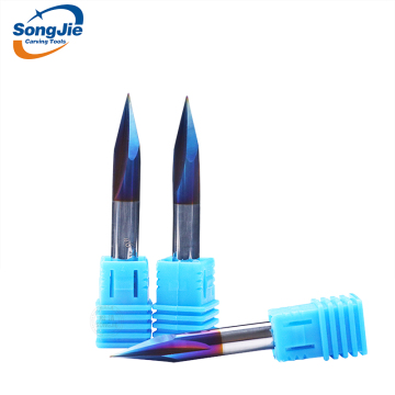 Songjie 2 Flutes 30/00/90 degefree Chamfer Carbide End Mills