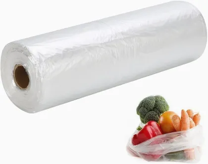 Plastic Roll Bags 10" X15" HDPE Produce Roll 1 Roll of 600 Bags