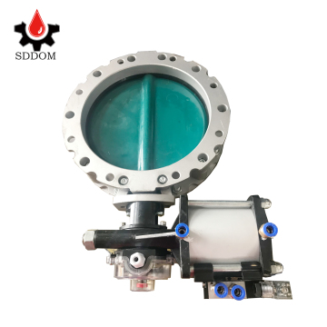 Electric Sanitary Pneumatic Butterfly Valve - Motorized FMC Stainless Steel Wafer Gate 4 Inch