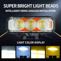 LIUHJG 37W Motorcycle Spotlight 3 LED Fog Light