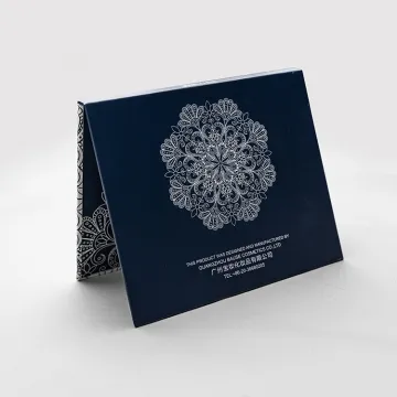 Wholesale Blue Empty Palette Eyeshadow Packaging Paper Box