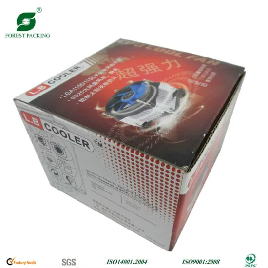 CPU COOLER PACKAGING BOX MADE OF CORRUGATED BOARD