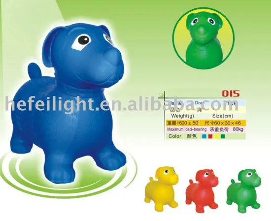 Inflatable dog animal with best made