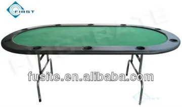 Green Oval Folding Casino Games Tables 10 Players