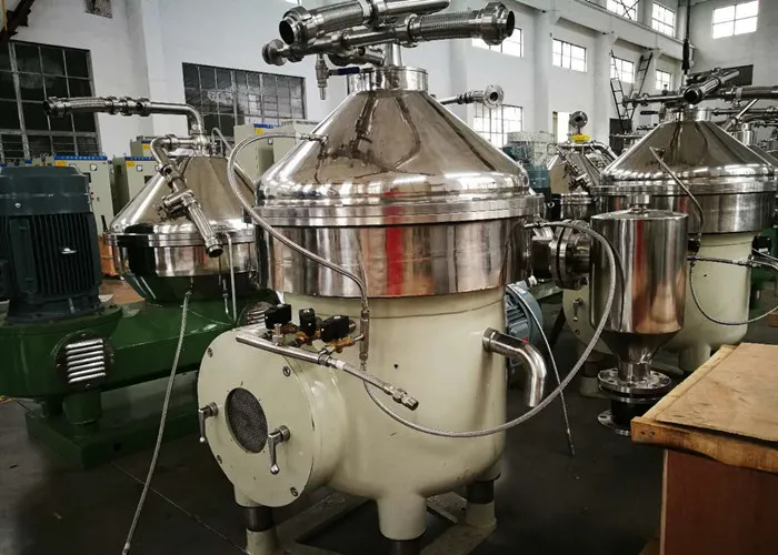 ছোট ম্যানুয়াল ডিস্ক স্ট্যাক সেন্ট্রিফিউজ ক্ল্যারিফায়ার কম শব্দ