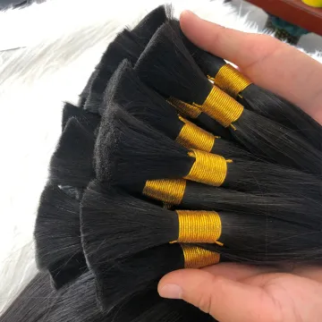 100% Natural Remy Human Hair Extensions in Bulk - 18 Inch Cheap Human Hair