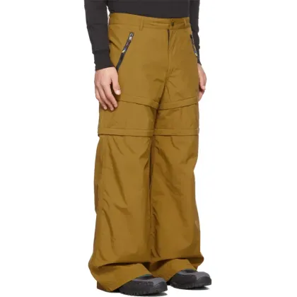 OEM Men Plus Size Wide Leg Loose Fit Trousers Cargo Stacked Pants for Men