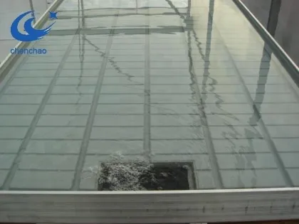 4x8 Hydroponic Floating Trays for Nursery Drain System