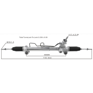 Cremallera de dirección hidráulica RHD para Toyota Camry Acv40