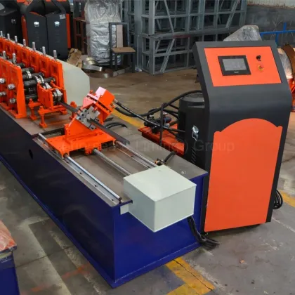 renown manufacturing light steel keel furring roll forming machine hydraulic decoiler manufacturing
