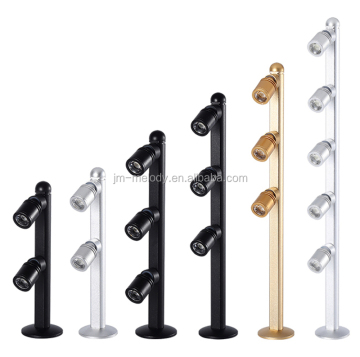 3W-7W LED Showcase Lights for Cabinets, Poles, and Displays