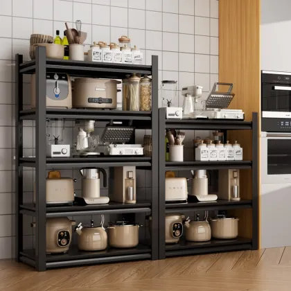 Bolt-Less Metal Kitchen Storage Racks & Shelves