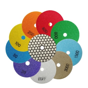 Resin Bond Diamond Dry Floor Polishing Pads for Granite and Marble