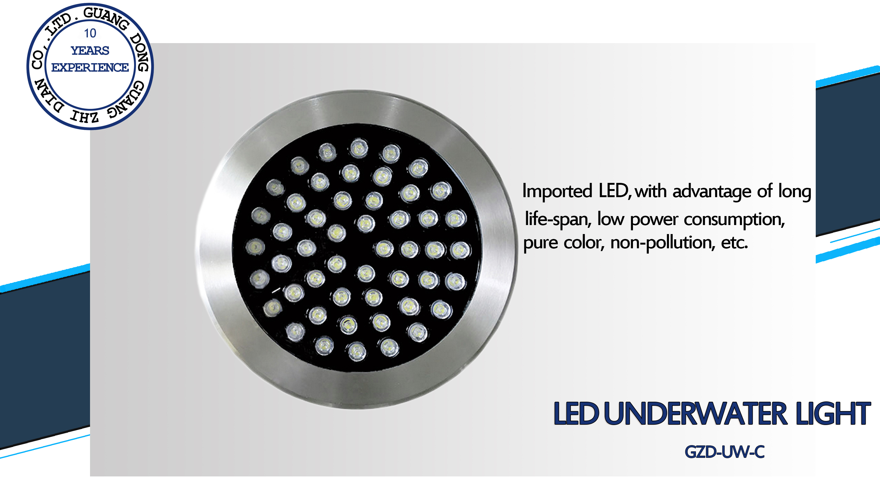 IP68 LED underwater light