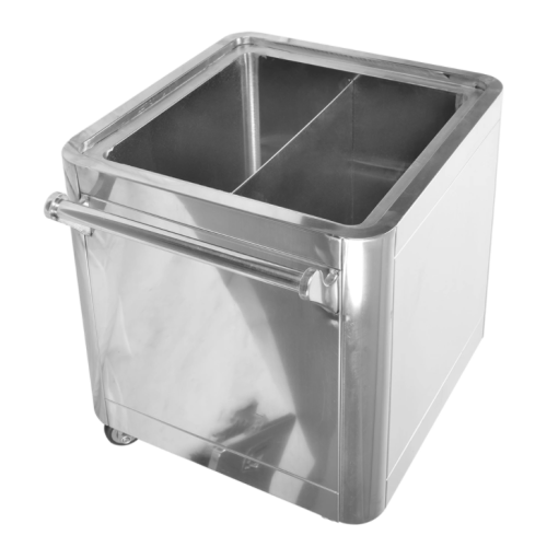 Storage Trolley Cart Kitchen Stainless steel flour cart with wheels Supplier