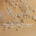 Artificial Pearl Beaded Tree Branches Spray For Centerpieces