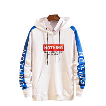 Men's polyester cotton hooded sweatshirts