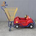 Carrinho de compras infantil com forma de carro de brinquedo