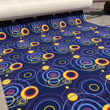 Eco-Friendly 400g Polyester Wall-to-Wall Carpet Loop Pile Flooring for Office and Bedroom
