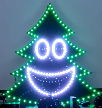 DIY Christmas House Decorative WS2811 LED Pixel Lights with Xlights Software Design
