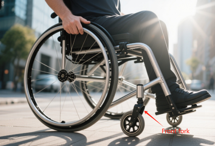 Reasonable Structure of Wheelchair Fork