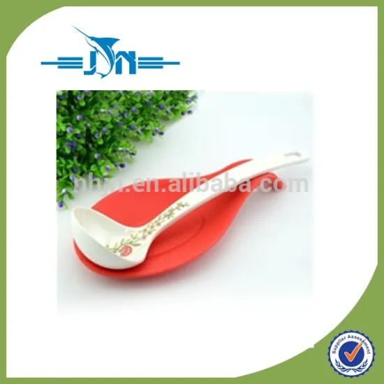 food grade silicone soup cooking spoon holder