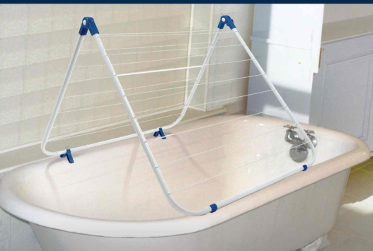 Bathroom used drying rack