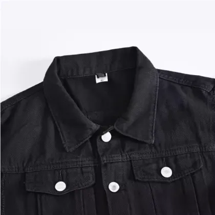 Trendy Men's Denim Vest - Black Casual Brand Vest OEM