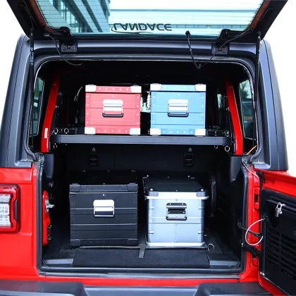 Aluminum Alloy Trunk Storage Shelf for Jeep Wrangler