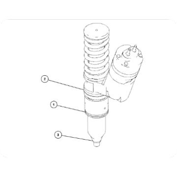 C18 engine fuel injector 365-8156/3658156