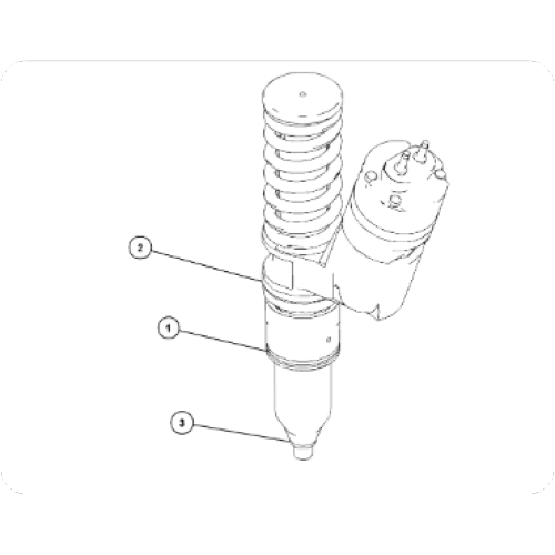 C18 engine fuel injector 365-8156/3658156