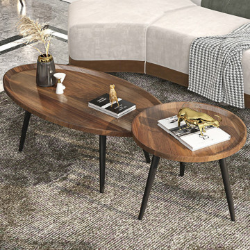 Mobili da soggiorno semplice moderno minimalista moderno - tavolino da caffè a gamba in legno