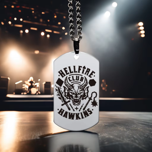High Quality Custom Gold Plated Stainless Steel Cross Necklace Engraved Mens Dog Tag for Men Chains Type