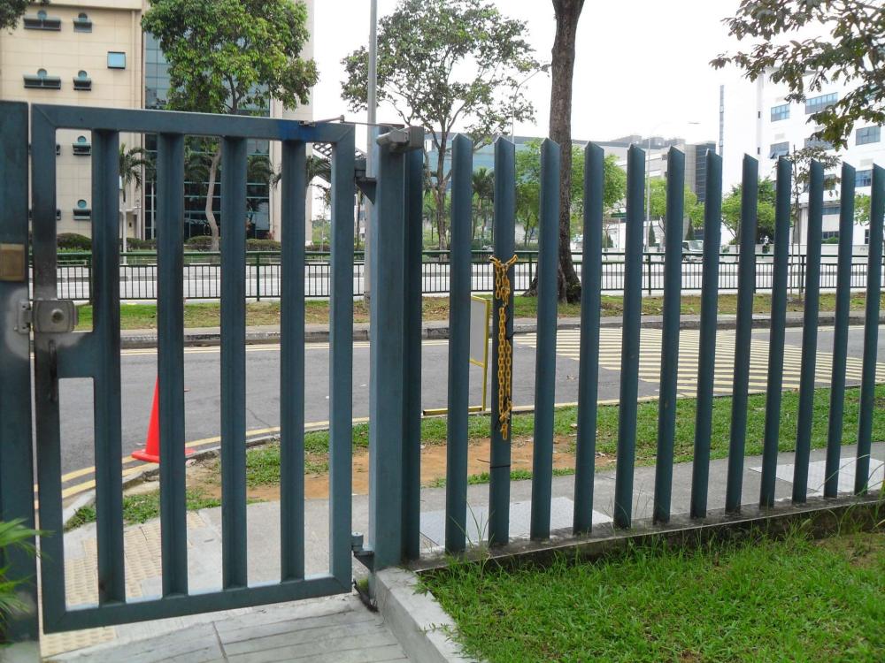 Galvanzied Wroght Iron Ziinc Steel fence For Garden