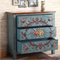 Wooden Chest Of Drawers Living Room Storage Retro Lockers Chest Of Drawers Supplier