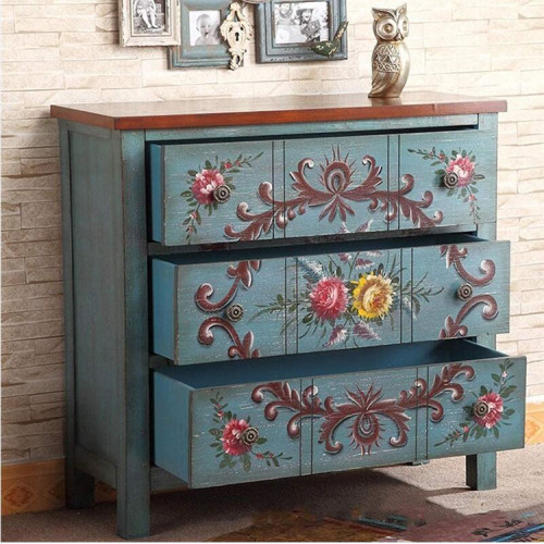 Living Room Storage Retro Lockers Chest Of Drawers