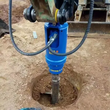 TYSIM Professional Screw Mini Excavator Pile Driver Drilling Parts