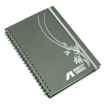 Hardpaper Spiral Notebook with Elastic Band