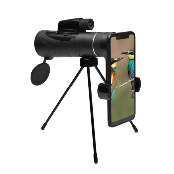 Long Range Handheld Tactical Monocular with Night Vision for Phone
