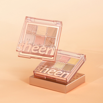 O.TWO.O 9 Color Eyeshadow Palette - Highly Pigmented, Waterproof, Long-Lasting